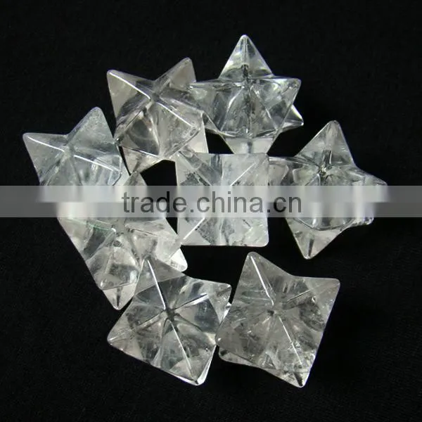 Natural Crystal Quartz Merkaba Star For Wholesale