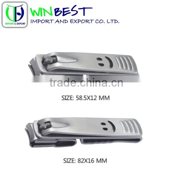 Exposy Classic Black Nail Clipper/ Culticle Clipper With Red Diamonds Decoration