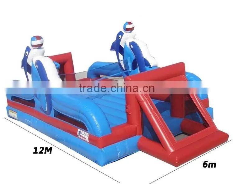 3-n-1 giant inflatable sports games combo, interactive games inflatable sports stuff for kids n adults