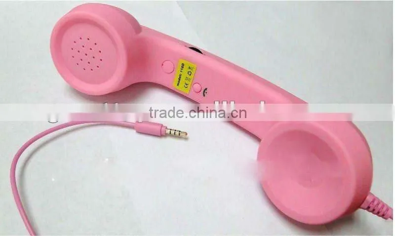 Radiation protection retro Handset for all mobile phone