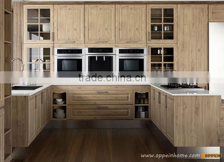 Custom Modern PVC Wooden Kitchen Furniture