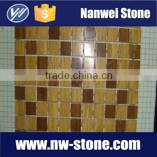 Interior/Exterior decor marble/stone mosaic tile for Kitchen room &bathroom low price