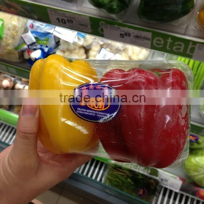 vegetables packaging tray