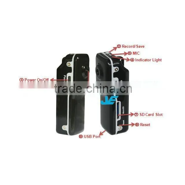 JVE-3303B 720*480 Mini camcorder, Digital Voice Recorder ,voice control camera recorder
