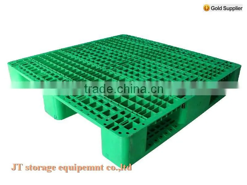 Hot sale gridding plastic pallet with one or two sides