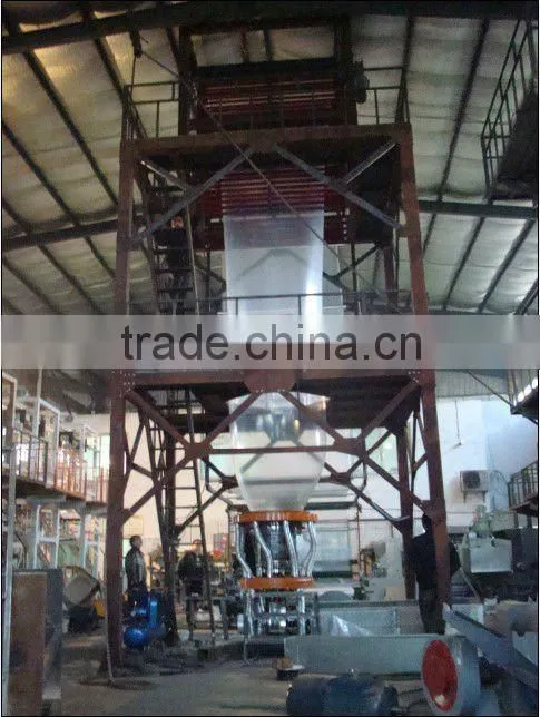 Monolayer Polyethylene Blow Machine, LD/HD blue film blowing machine