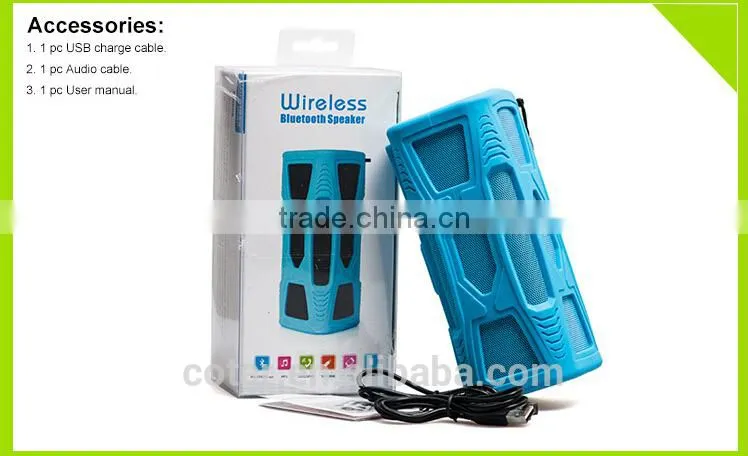Factory Wholesales Portable High-end Waterproof Bluetooth Speaker With Outdoor String