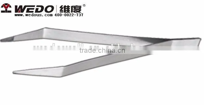 High quality Titanium Alloy Neat Tips Tweezers; Die forged; Incorrodible;China Manufacturer;OEM service; DIN Standard