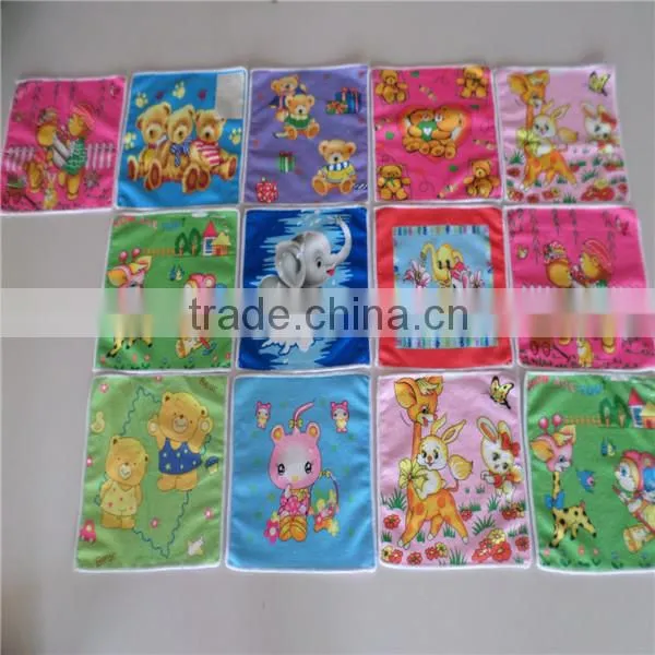 cartoon design christmas hand towels