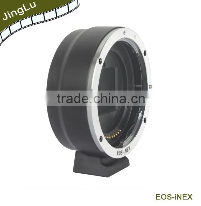 Electronic Auto Focus Lens Adapter Ring For EOS Mount Lens to NEX A6000 A7 Mount Camera (Factory supplier)