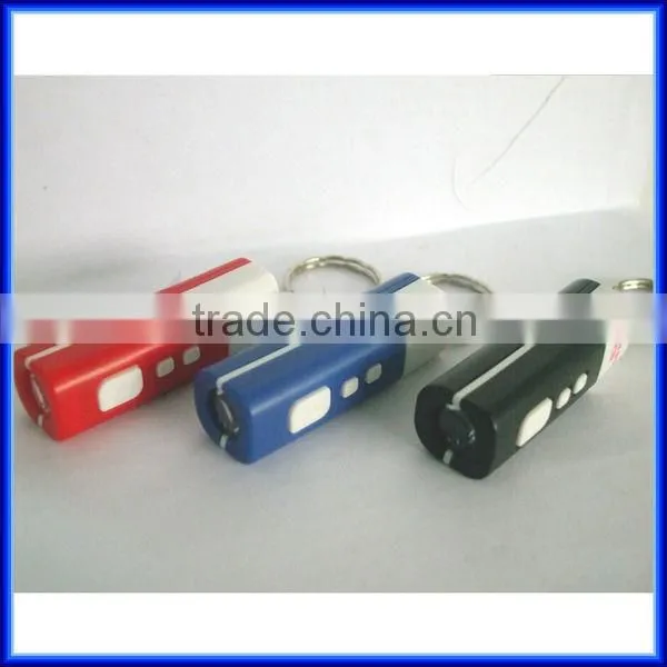 Novelty design easy carry portable mini digital lcd projector keychain clock