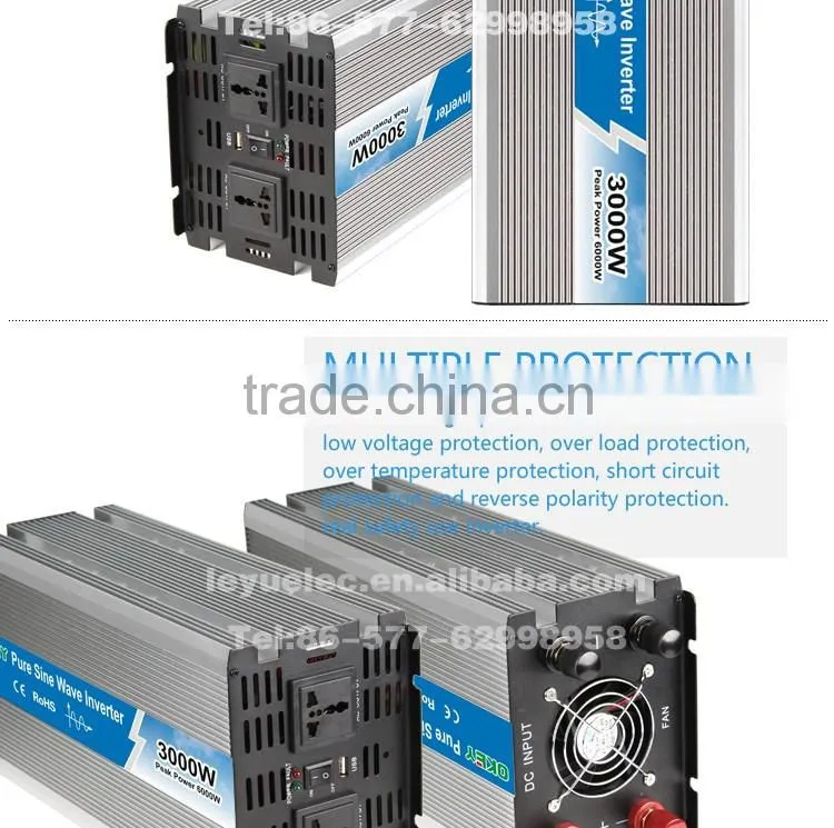 China famous factory outlet OPIP-3000 pure sine wave power inverter DC12v to AC 110v/220v power inverter