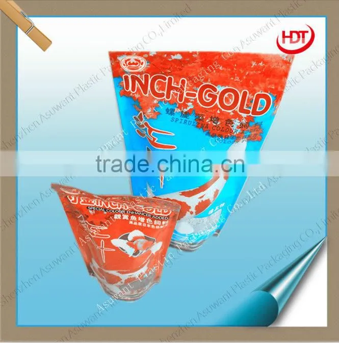 plastic stand up ALUMINUM FOIL bag for fish lure with zipper