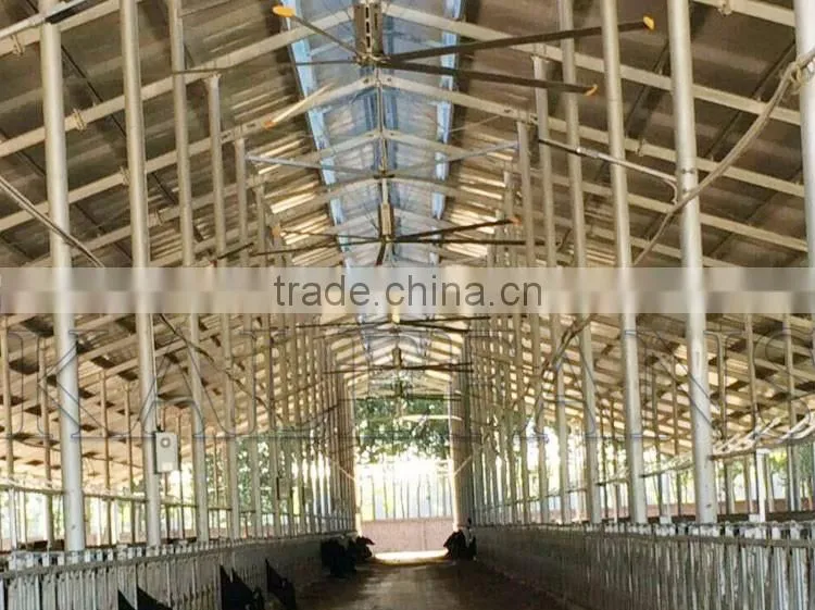 24FT(7.3M) HVLS Automatic Large Ceiling Fan Industrial giant ceiling fan / price ceiling fan national