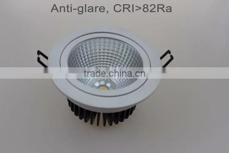 12w cob downlight heat sink aluminum 3 year guarantee