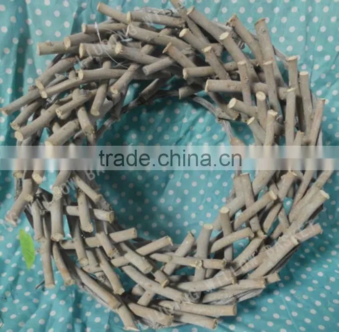 cheap bulk Christmas natural wood wreath
