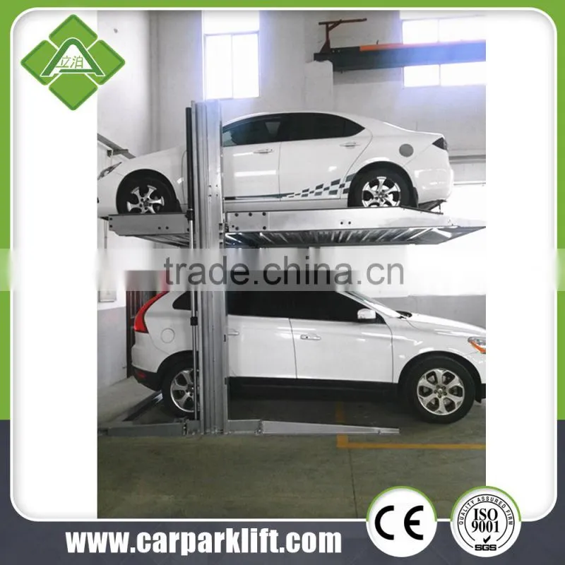 two post home parking stacker