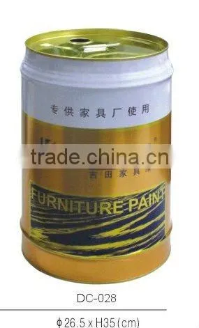 20L metal furniture paint can
