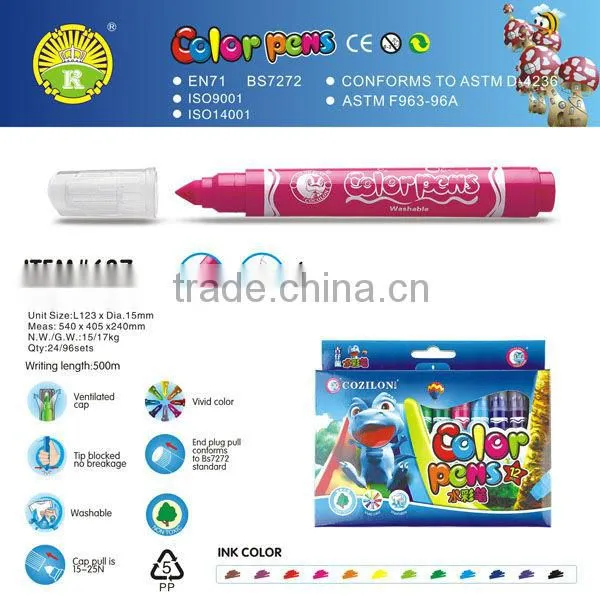 Jumbo tip water color marker item 637