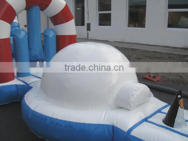 Adult aqua water obstacle inflatable water obstacle course for sale