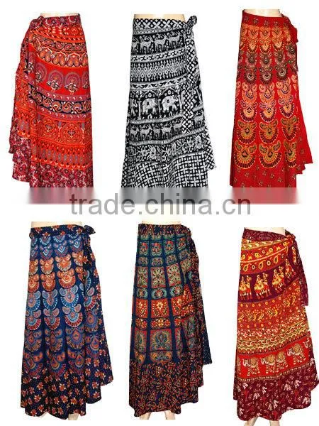 Sarong Wrap Skirts in India