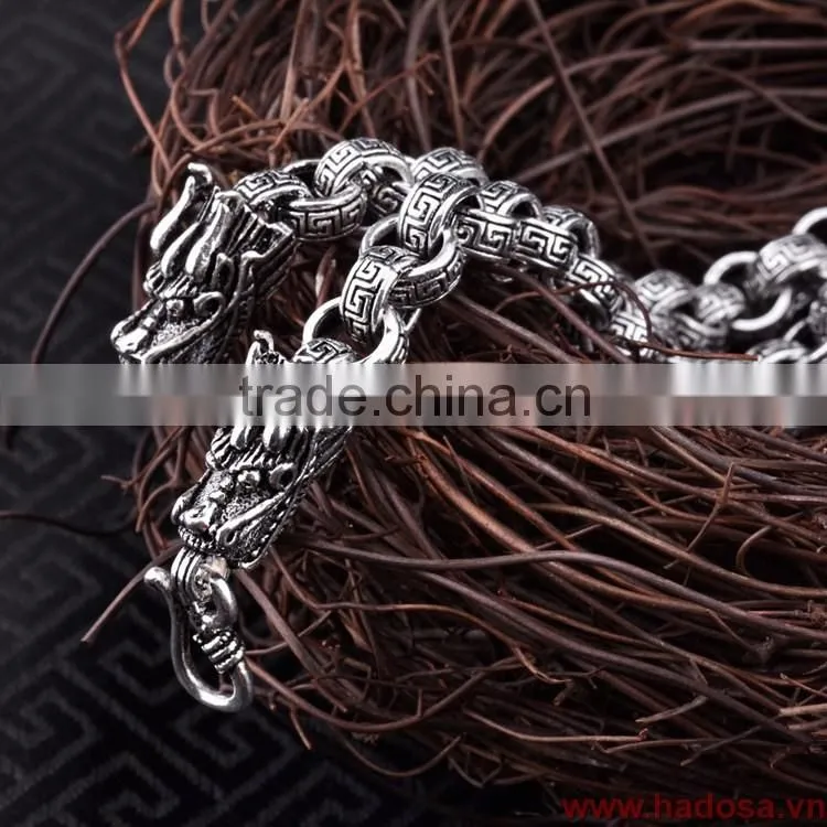 Thai silver jewelry, 925 thai silver jewelry, thai silver necklace TSN39S55