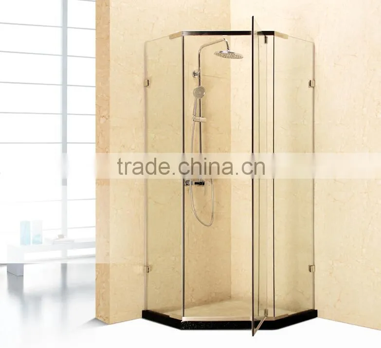 custom frameless tempered glass shower rooms