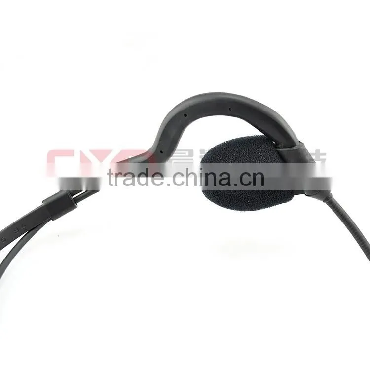 Listen & talk comfortable wearing semi-convert earphone for various brands radios