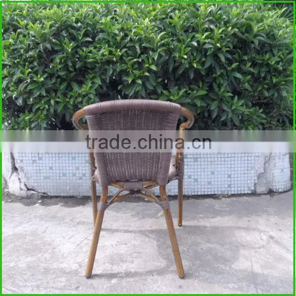 Outdoor wicker rattan chair in bamboo looking AT-6047 1622