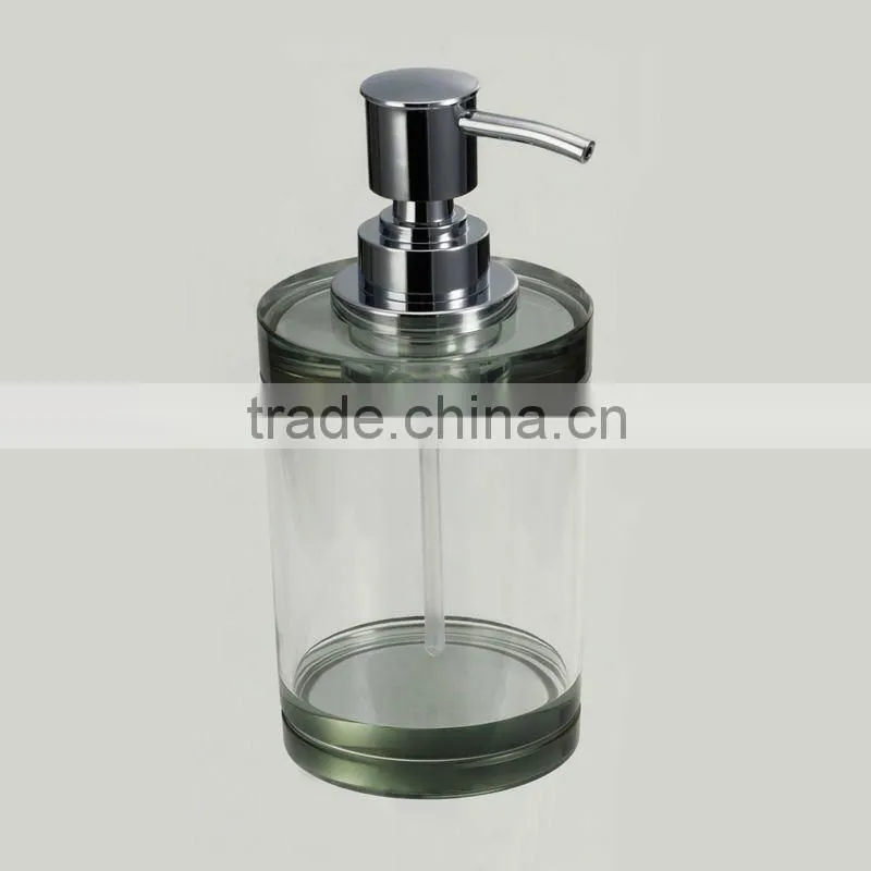 2016 crystal new design empty glass hand wahing liquid bottle