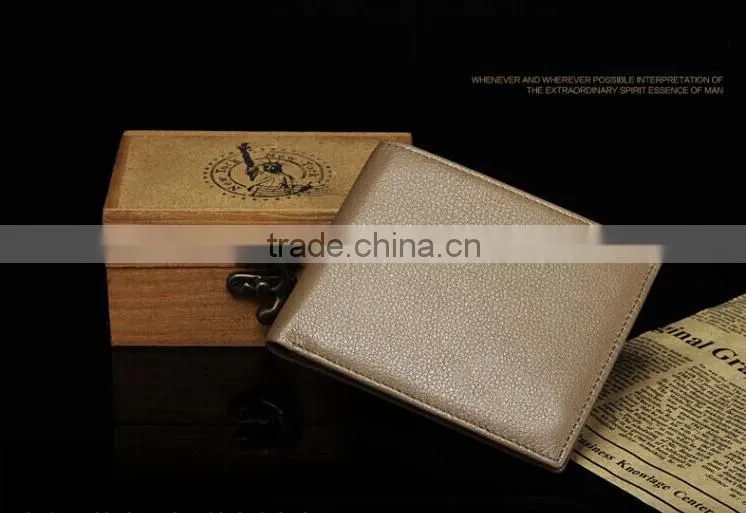 Custom Handmade Fashion pu Leather square business card holder