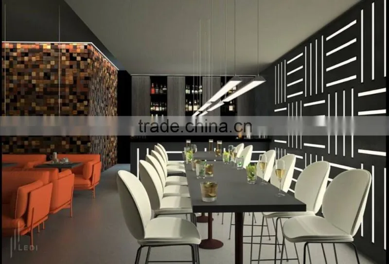 25w High Lumen Aluminum Pendant LED Linear Light 110lm/w Led Suspended Light