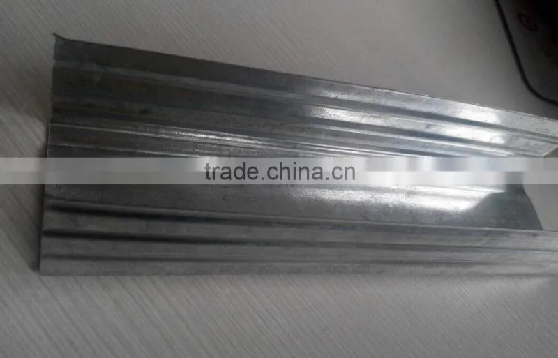 Metal stud channel suspension system