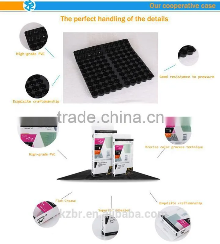 Luxury small clear plastic candle packaging boxes