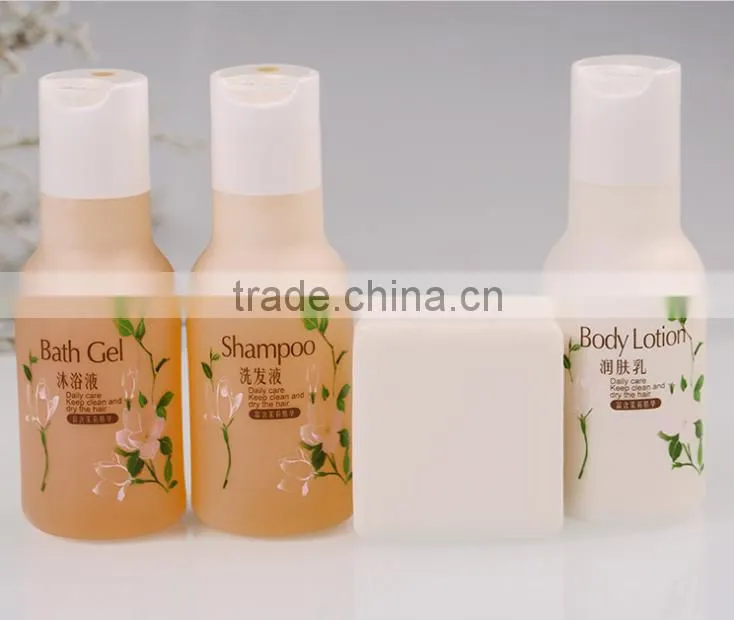 High quality pe bottle for cosmetics packaging/20ml-50ml empty plastic tubes and bottles/hotel amenitis