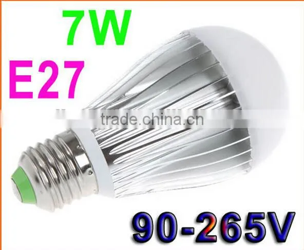 90-265V E27 3W 5W 7W White/Warm White LED Lamp Bulb LED Spot light