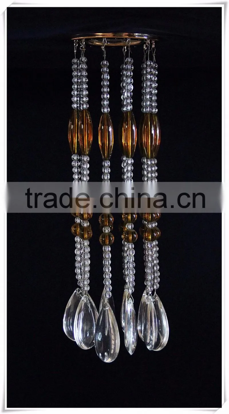 crystal pendant downlight ceiling light beaded crystal lamps MR16 GU10 GU5.3