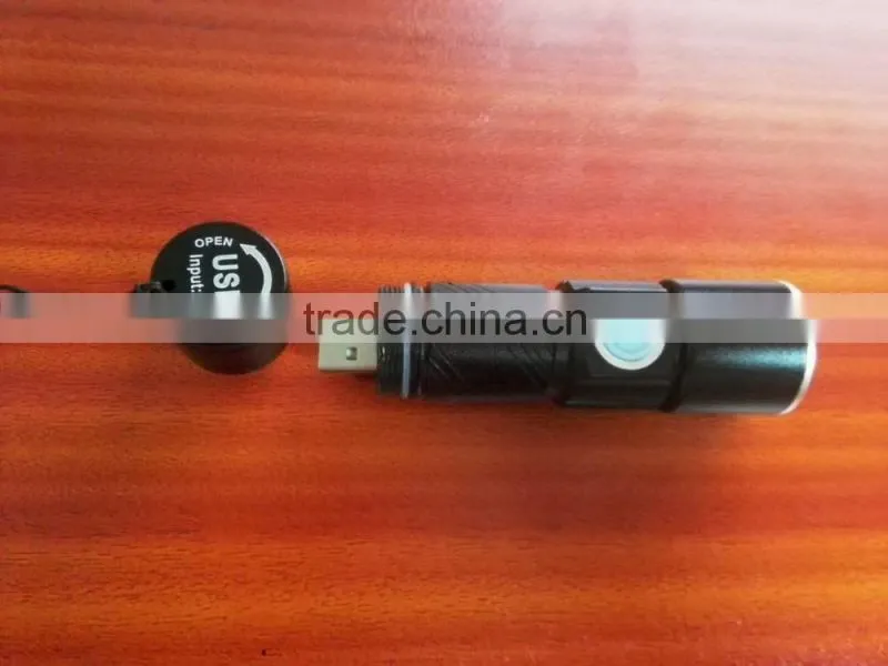 New products 3 modes LED rechargeable mini torch light