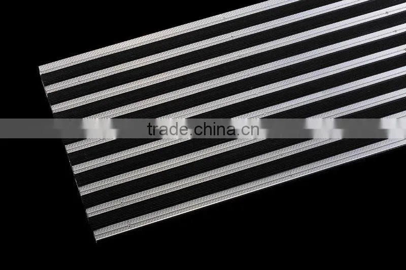 Aluminum & rubber entrance matting for hotel