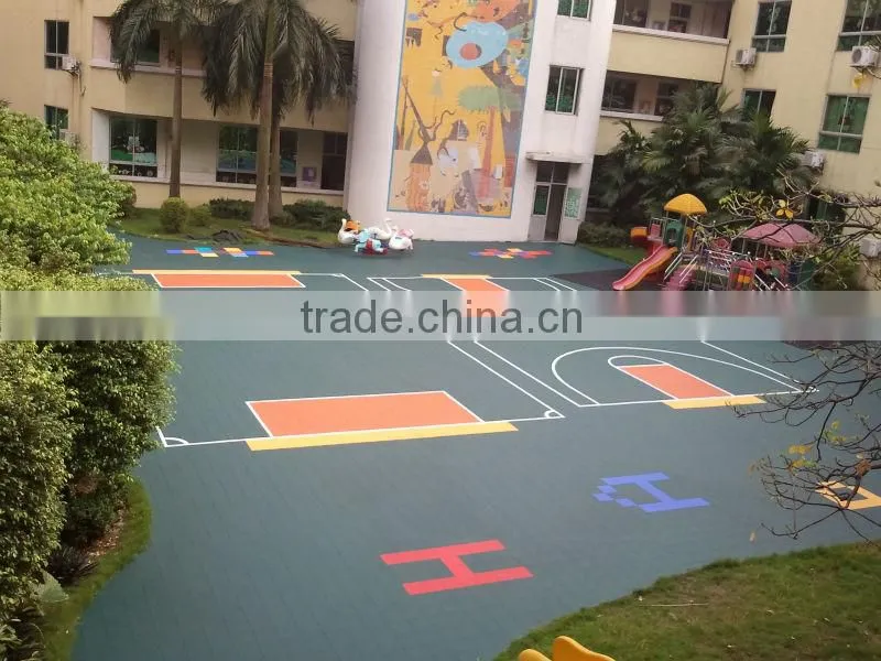 Used economical playground flooring for sale, kids outdoor playground flooring