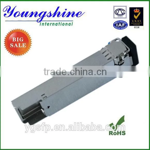 155M LH SFP Optics Transceiver 850nm 2km Reach On SMF Dual LC Connector Transceiver Housing