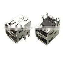 double tier usb female 4pin right angle