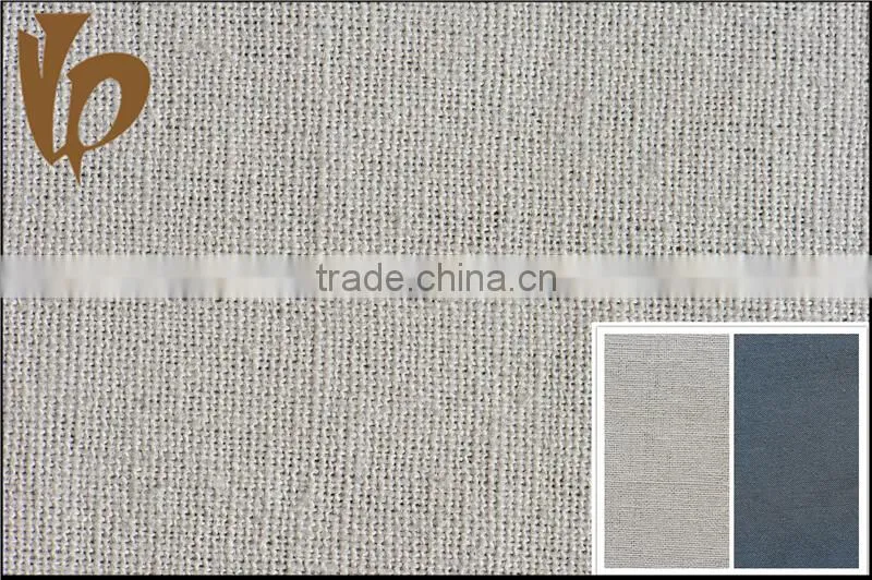 customized yarn dyeing linen viscose cotton fabric with high density and double layer fabric