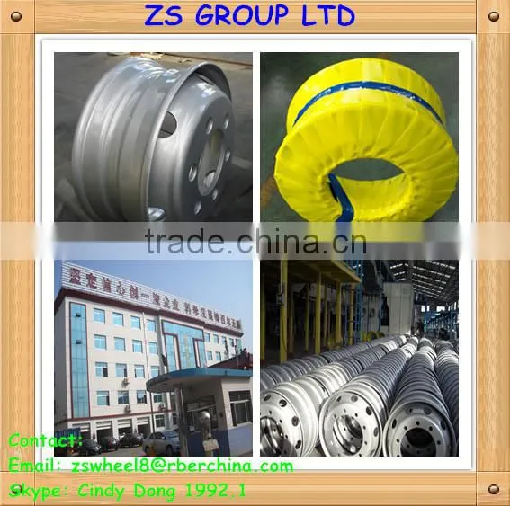 22.5*8.25 tubeless steel rim