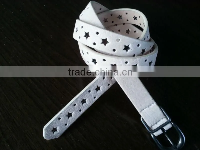 Western style customized mens canvas belt