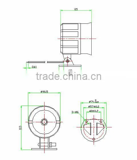 FBES9185 Sales good quantity siren loud sound siren security alarm siren (FBELE)