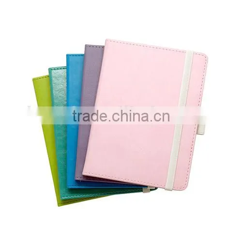 PU pocket mini notebook blue