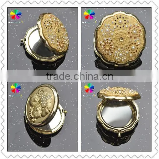 metal make up mirror, tinplate mirror, fashion light makeup mirror