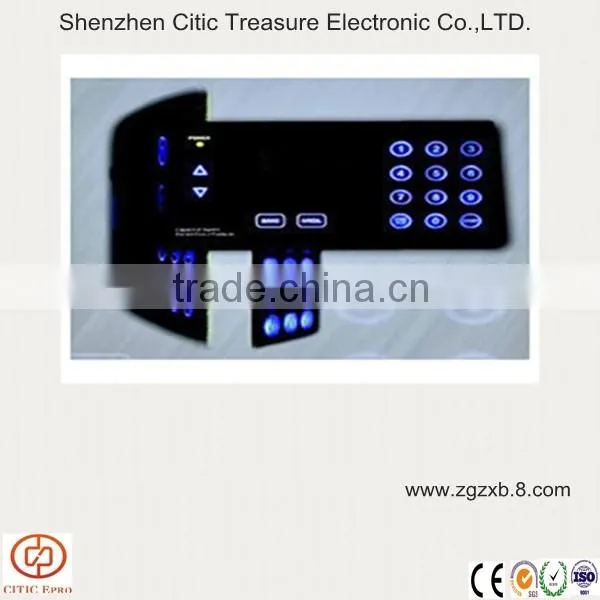 Graphic overlay back-lighted keypad PET panel touch switch