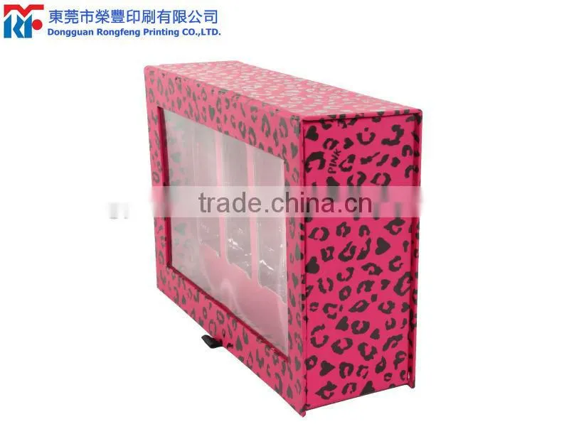 The rose red color Polka Dot cosmetic box